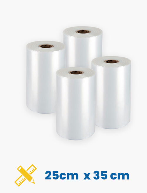 Bolsas de plástico transparente en rollo