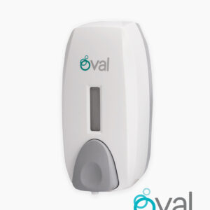 Jabonera Oval blanca 750 ml para espuma