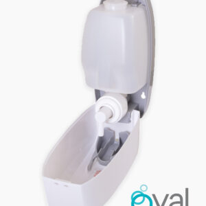 Jabonera Oval blanca 750 ml para espuma